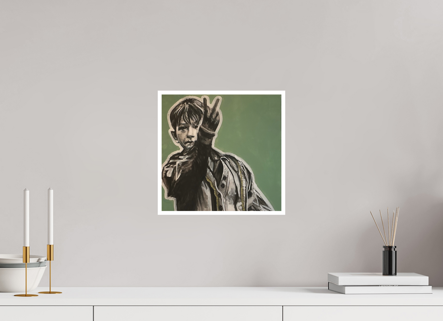 30.8 x 30 cm, Giclee Print Billy from Kes