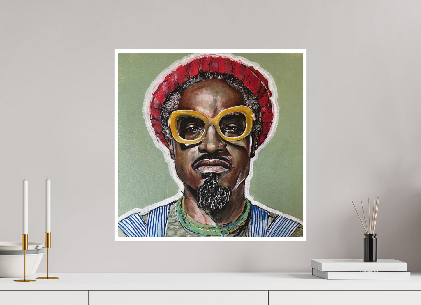 50 x 50 cm, Giclee Print Andre 3000