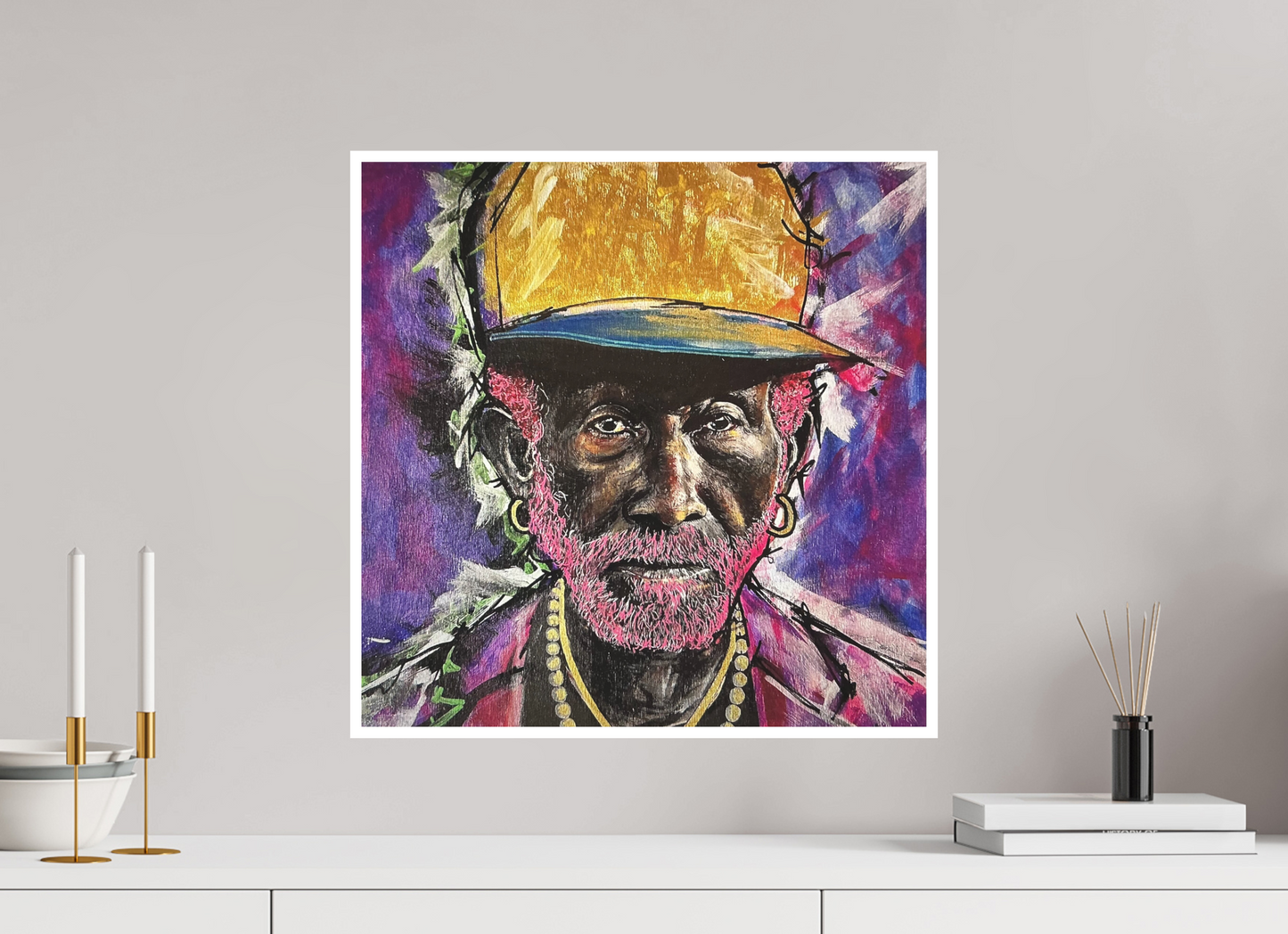 50 x 50 cm, Giclee Print Lee ‘Scratch’ Perry