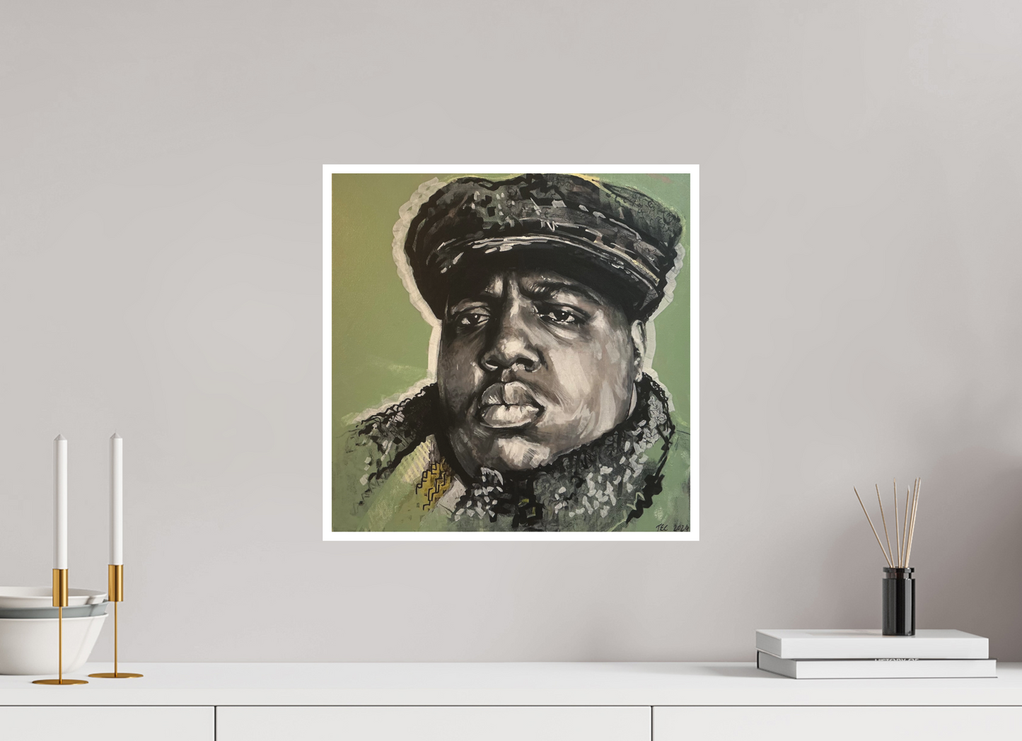 40 x 40 cm, Giclee Print The Notorious B.I.G