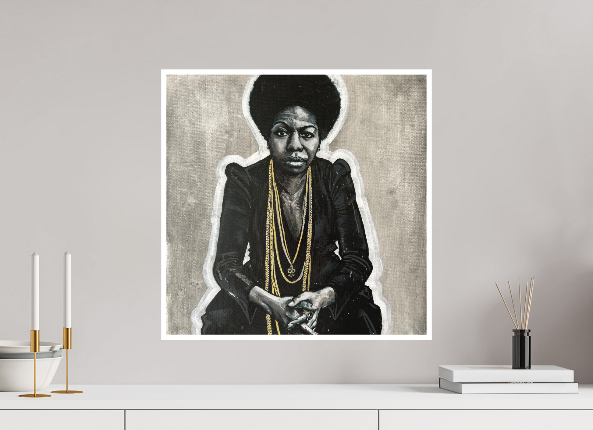 50 x 50 cm, Giclee Print Nina Simone