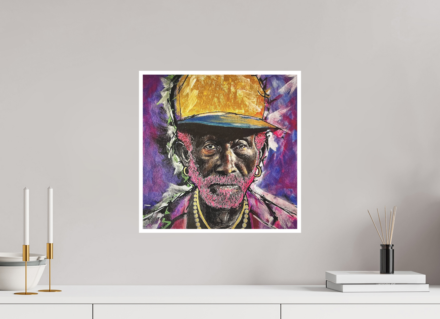 40 x 40 cm, Giclee Print Lee ‘Scratch’ Perry