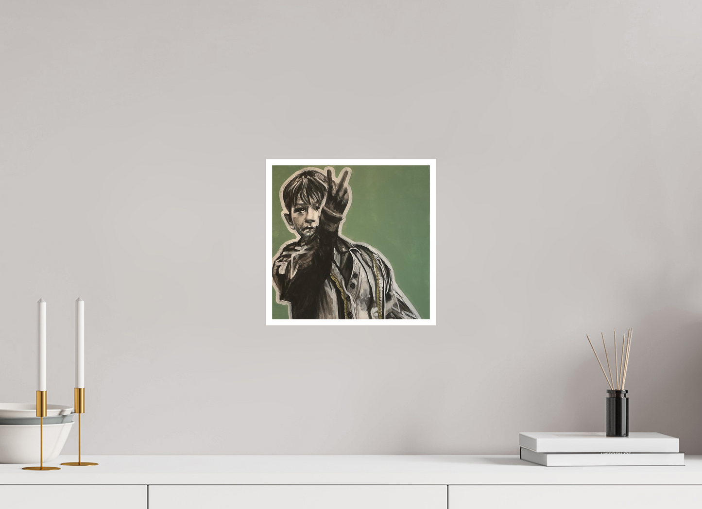 25.6 x 25 cm, Giclee Print Billy from Kes