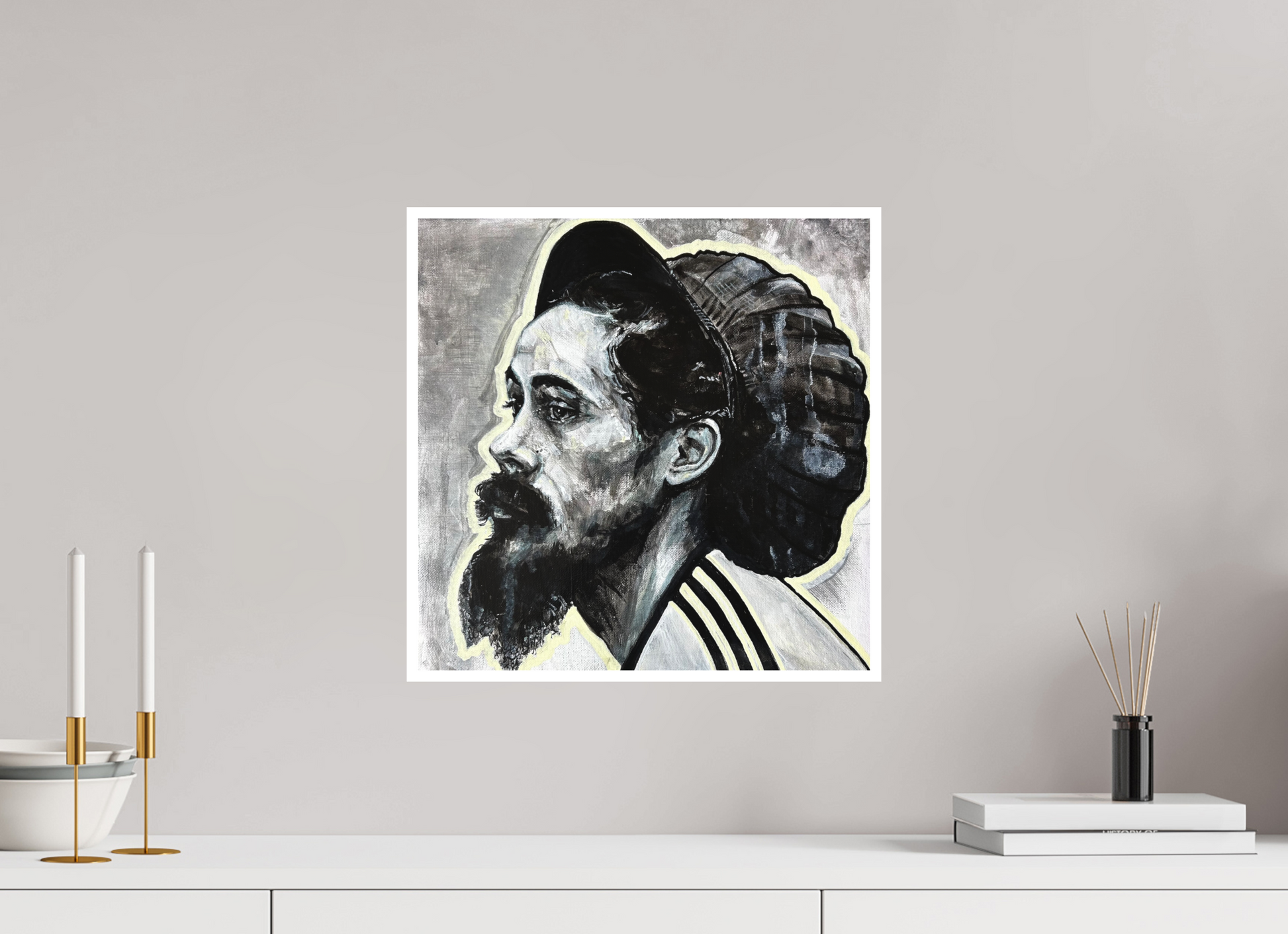 40 x 40 cm, Giclee Print Damian Marley